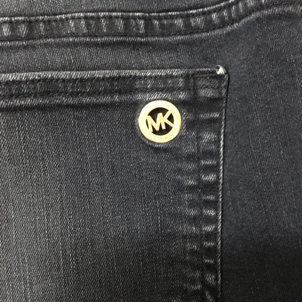 Michael Kors~Women's Size 10P Blue Skinny Leg Dark Wash Stretch Jeans